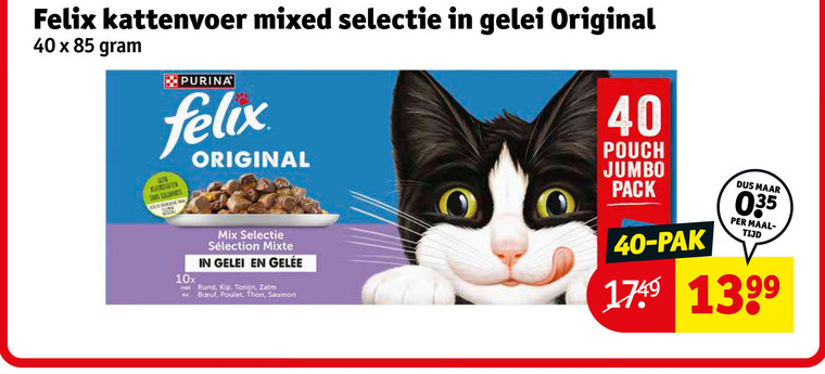 Felix   kattenvoer folder aanbieding bij  Kruidvat - details
