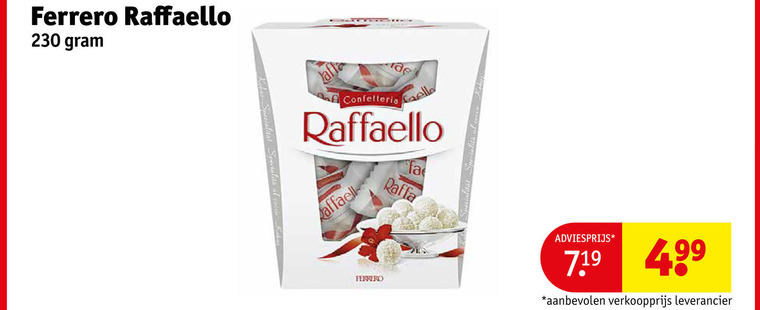 Rafaello   chocolade folder aanbieding bij  Kruidvat - details