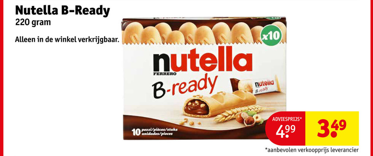 Nutella   chocolade folder aanbieding bij  Kruidvat - details