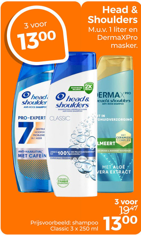 Head and Shoulders   shampoo folder aanbieding bij  Trekpleister - details