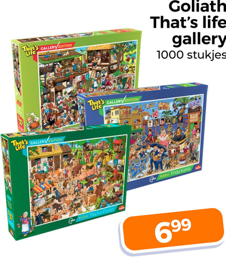 Goliath   legpuzzel folder aanbieding bij  Trekpleister - details