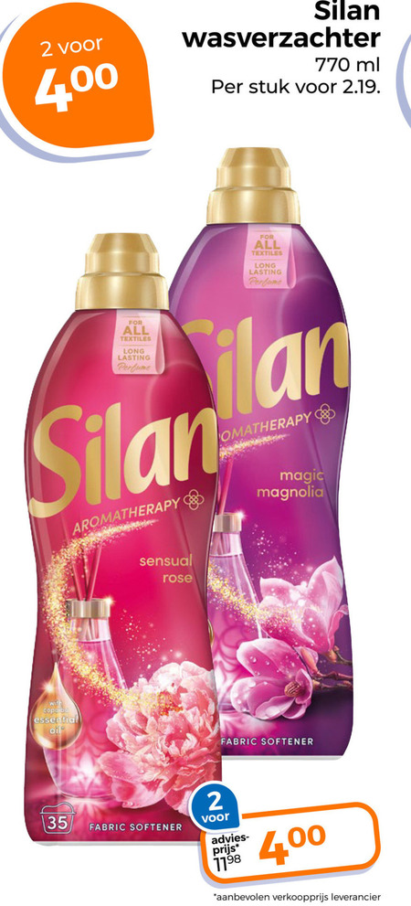Silan   wasverzachter folder aanbieding bij  Trekpleister - details