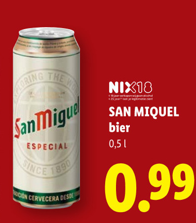 San Miguel   speciaalbier folder aanbieding bij  Lidl - details