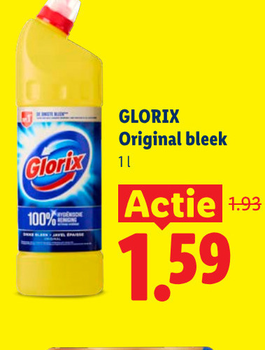 Glorix   bleekmiddel folder aanbieding bij  Lidl - details