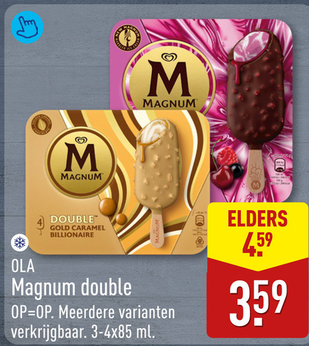 Magnum   ijslollies folder aanbieding bij  Aldi - details