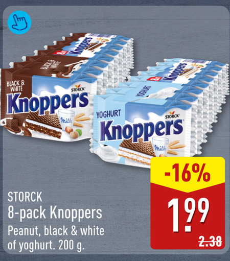 Knoppers   wafels folder aanbieding bij  Aldi - details