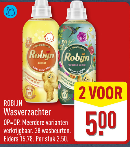 Robijn   wasverzachter folder aanbieding bij  Aldi - details