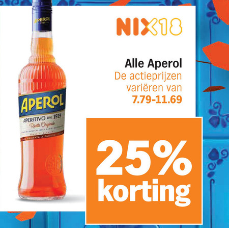 Aperol   aperitief folder aanbieding bij  Albert&nbsp;Heijn - details