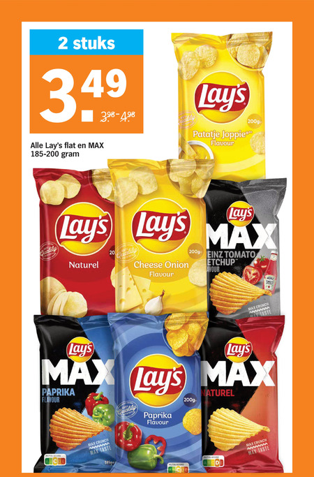 Lays   chips folder aanbieding bij  Albert&nbsp;Heijn - details