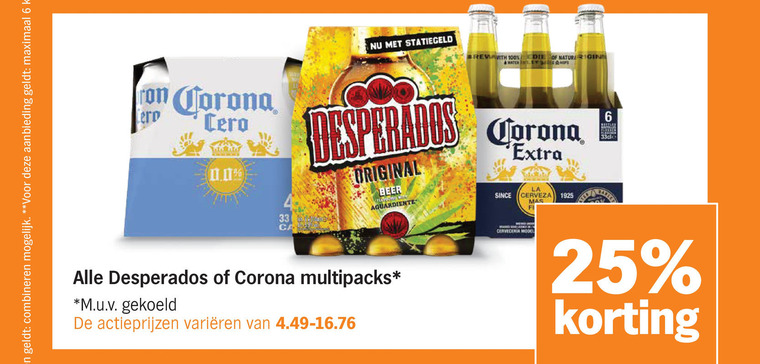 Corona   speciaalbier folder aanbieding bij  Albert&nbsp;Heijn - details