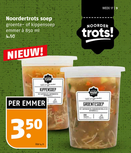 Noordertrots   soep folder aanbieding bij  Poiesz - details