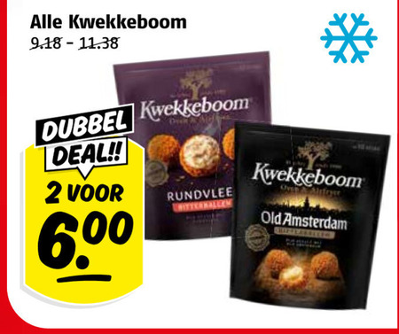 Kwekkeboom   kroket, bitterballen folder aanbieding bij  Poiesz - details