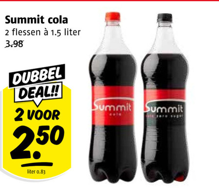 Summit   cola folder aanbieding bij  Poiesz - details