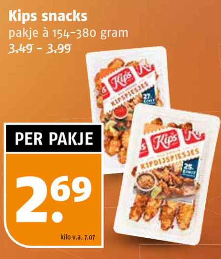 Kips   snack folder aanbieding bij  Poiesz - details