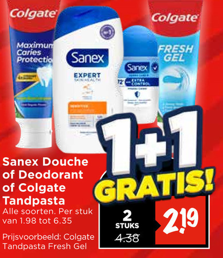 Colgate   deodorant, tandpasta folder aanbieding bij  Vomar - details