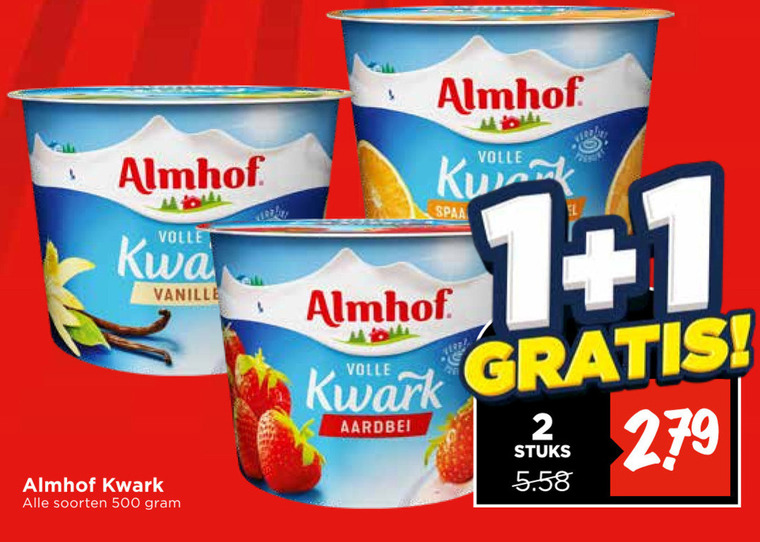 Almhof   kwark folder aanbieding bij  Vomar - details