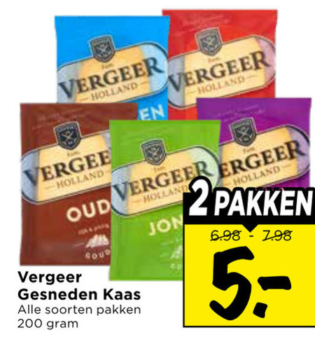 Vergeer   kaasplakken folder aanbieding bij  Vomar - details