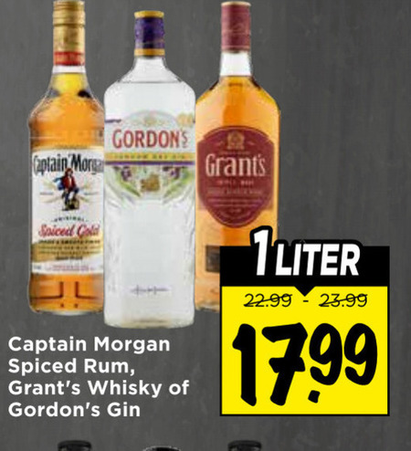 Gordons   gin, whisky folder aanbieding bij  Vomar - details