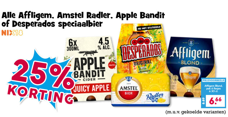 Affligem   radler bier, speciaalbier folder aanbieding bij  Boons&nbsp;Markt - details
