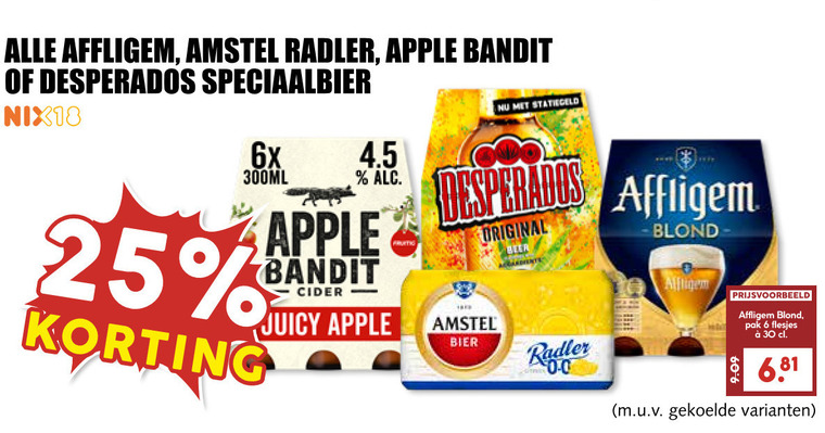 Apple bandit   radler bier, appelcider folder aanbieding bij  MCD&nbsp;Supermarkt&nbsp;Basis - details