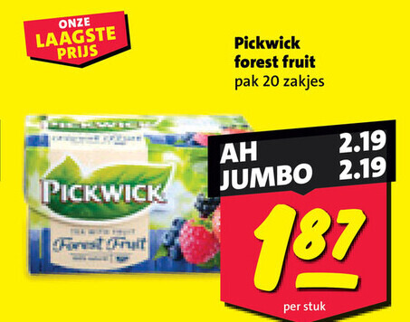 Pickwick   thee folder aanbieding bij  Nettorama - details