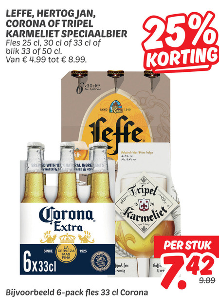 Karmeliet   speciaalbier, blikje bier folder aanbieding bij  Dekamarkt - details