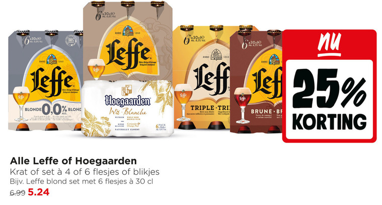 Hoegaarden   speciaalbier, krat bier folder aanbieding bij  Jumbo - details