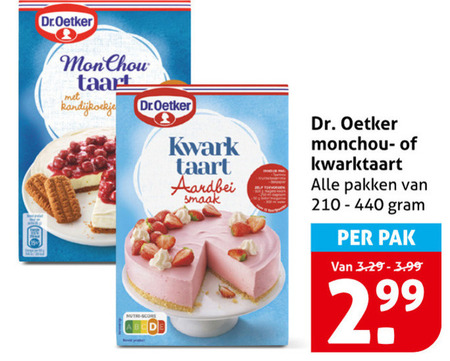Dr Oetker   bakmix folder aanbieding bij  Hoogvliet - details