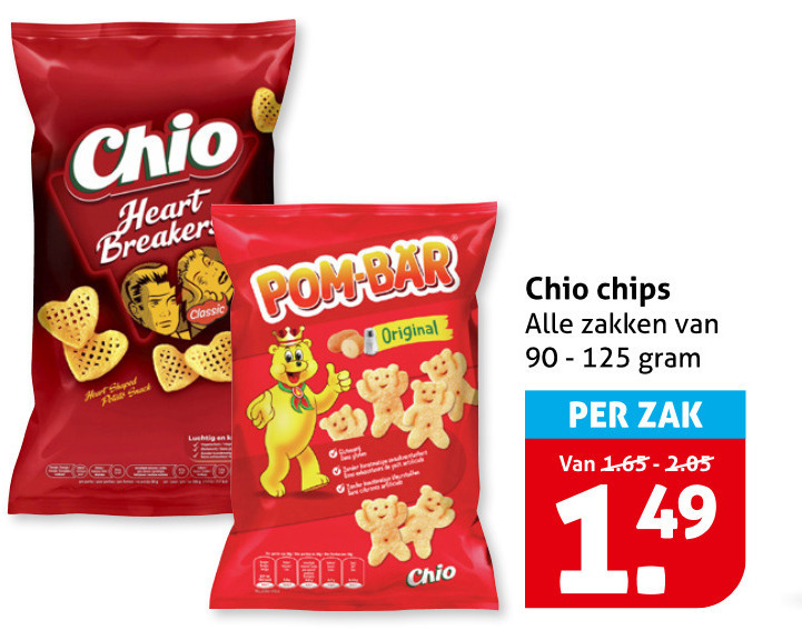 Chio   zoutje folder aanbieding bij  Hoogvliet - details