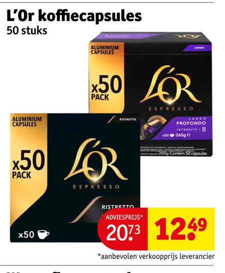 Douwe Egberts L Or   koffiecups folder aanbieding bij  Kruidvat - details