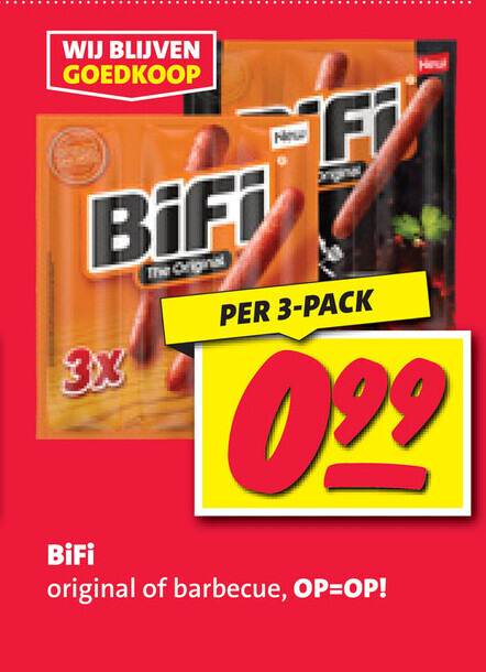 Bifi   bierworstjes folder aanbieding bij  Nettorama - details