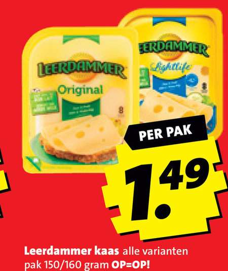 Leerdammer   kaasplakken folder aanbieding bij  Boni - details