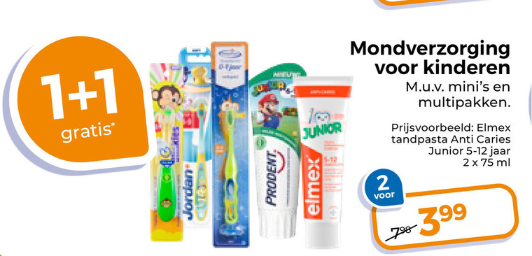 Prodent   tandpasta folder aanbieding bij  Trekpleister - details