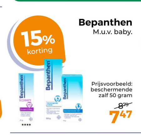 Bepanthen   huidirritatie folder aanbieding bij  Trekpleister - details