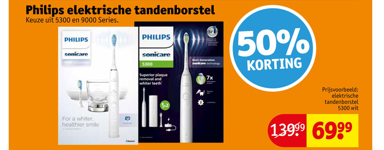 Philips   electrische tandenborstel folder aanbieding bij  Kruidvat - details