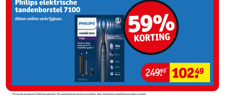 Philips   electrische tandenborstel folder aanbieding bij  Kruidvat - details