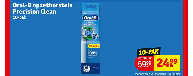 Braun Oral-B   opzetborstel folder aanbieding bij  Kruidvat - details