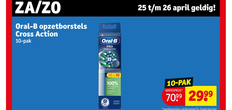 Braun Oral-B   opzetborstel folder aanbieding bij  Kruidvat - details