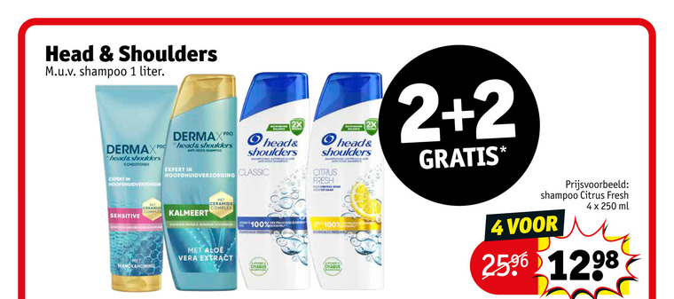 Head and Shoulders   shampoo folder aanbieding bij  Kruidvat - details
