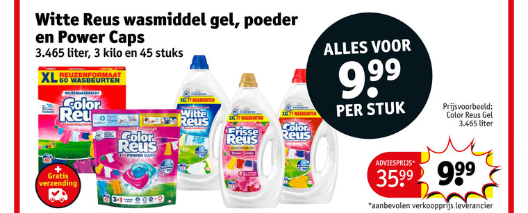 Color Reus   wasmiddel folder aanbieding bij  Kruidvat - details