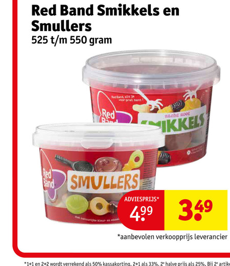 Red Band   snoep folder aanbieding bij  Kruidvat - details