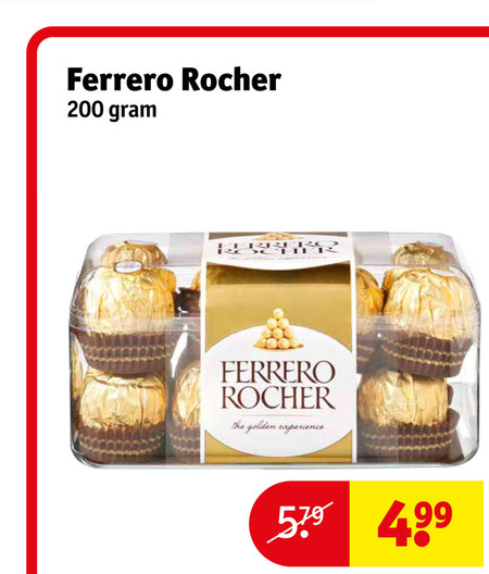 Ferrero Rocher   chocolade folder aanbieding bij  Kruidvat - details