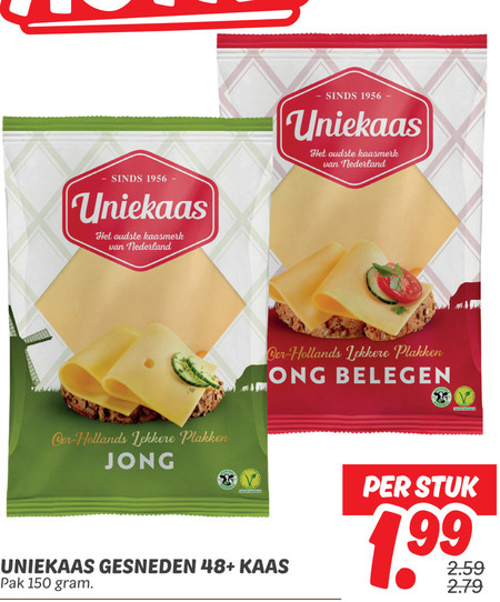Uniekaas   kaasplakken folder aanbieding bij  Dekamarkt - details