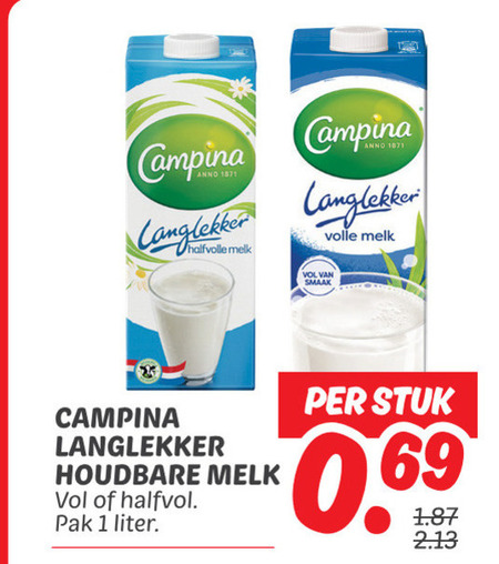 Campina   melk folder aanbieding bij  Dekamarkt - details