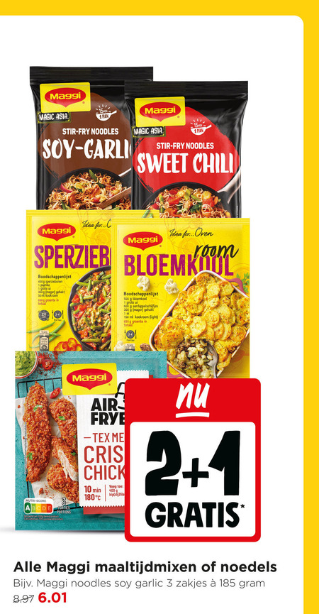 Maggi   noodles, maaltijdmix folder aanbieding bij  Jumbo - details
