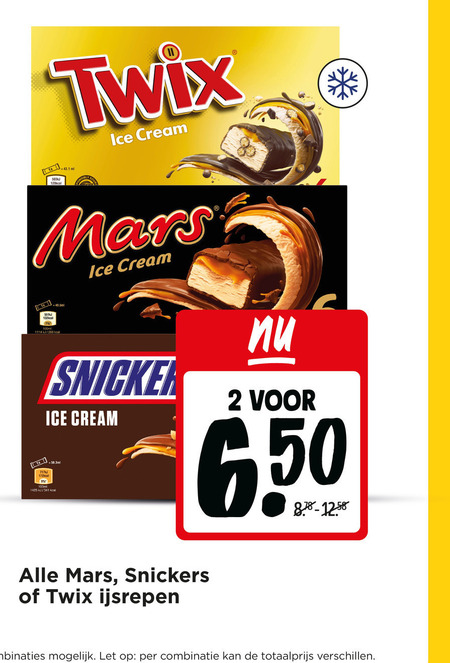 Snickers   ijsreep folder aanbieding bij  Jumbo - details