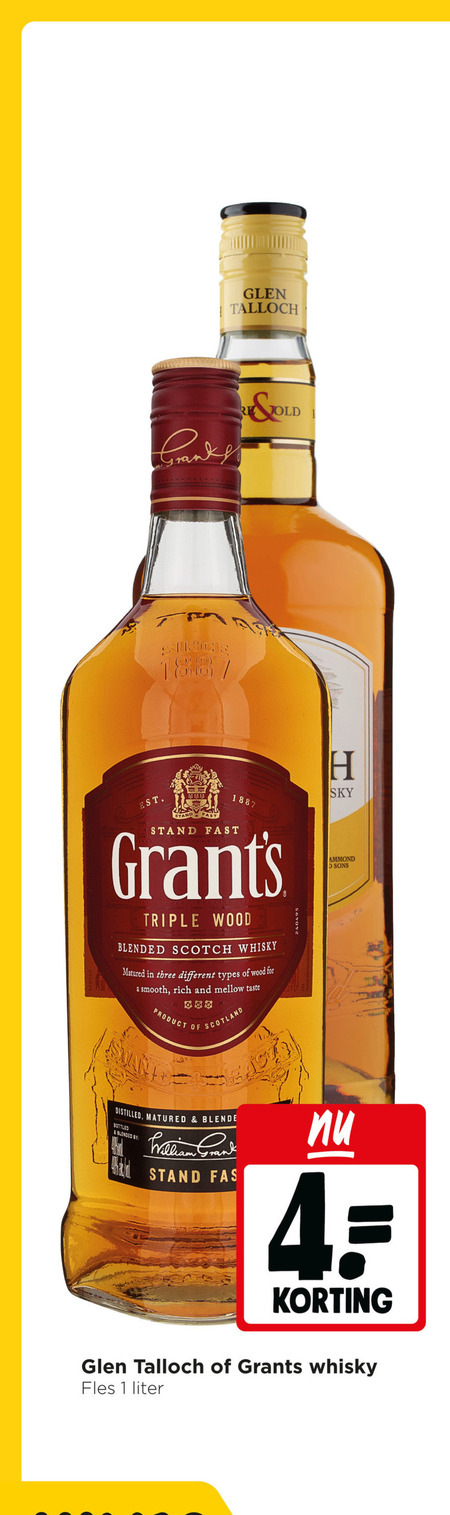 Grants   whisky folder aanbieding bij  Jumbo - details