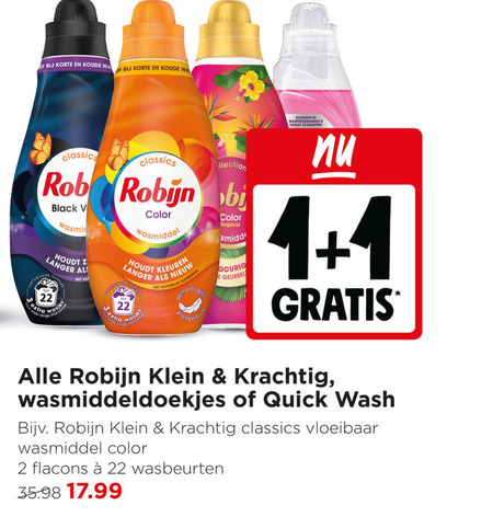 Robijn   wasmiddel folder aanbieding bij  Jumbo - details