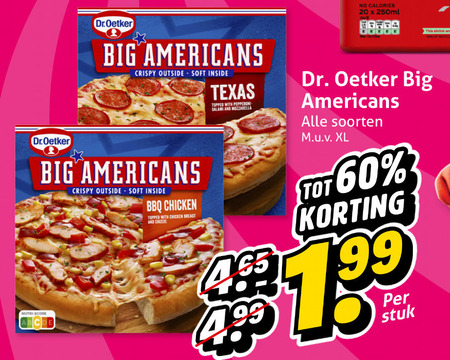 Dr Oetker   diepvriespizza folder aanbieding bij  Hoogvliet - details