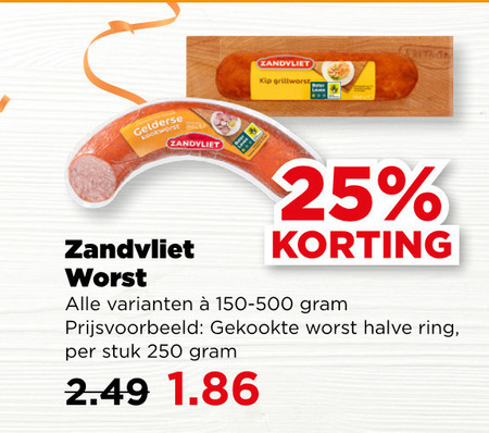 Zandvliet   grillworst folder aanbieding bij  Plus - details